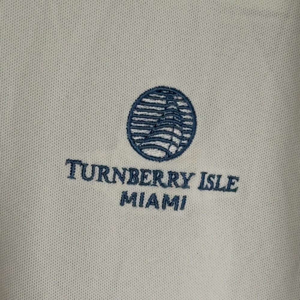 Peter Millar Summer Comfort Turnberry Isle GC Polo Shirt Mens XL White Preppy - Picture 4 of 7